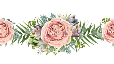 Floral Footer Accent